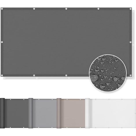 1 rechteckiges Sonnensegel, 1,5 x 2 m, wasserdicht, mit Ösen, UV-Schutz, für Terrasse und Garten (1/5)