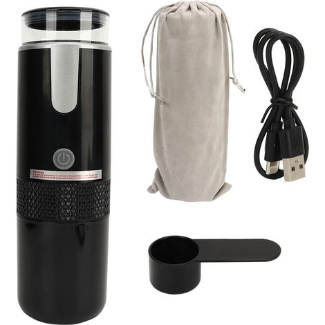Petite Cafetière Auto Cafetière à Service Unique Machine à Café Portable Rechargeable sans Fil de Type C avec Batterie 1200 MAh pour Voyage, Camping (1/5)