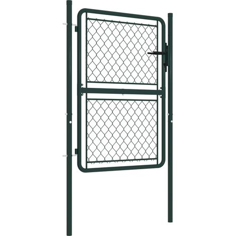 Portillon Acier 100 x 125 cm Vert CFW588952 (1/5)