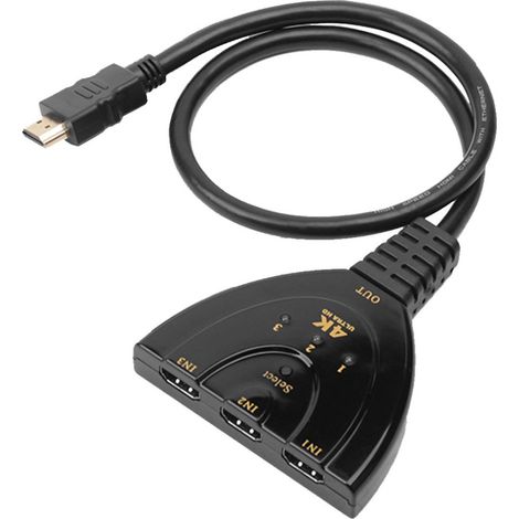Techly IDATA HDMI-3F30 interruptor de video