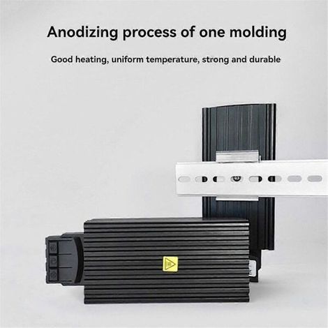 Résistance chauffante HG140 en alliage d'aluminium. à semi-conducteur PTC. anti-condensation. boîtier compact. température constante. 30 W (1/4)