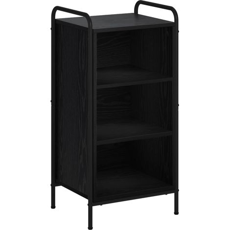 Sideboard Black Oak 40 x 33 x 80.5 cm Engineered Wood vidaXL (1/5)