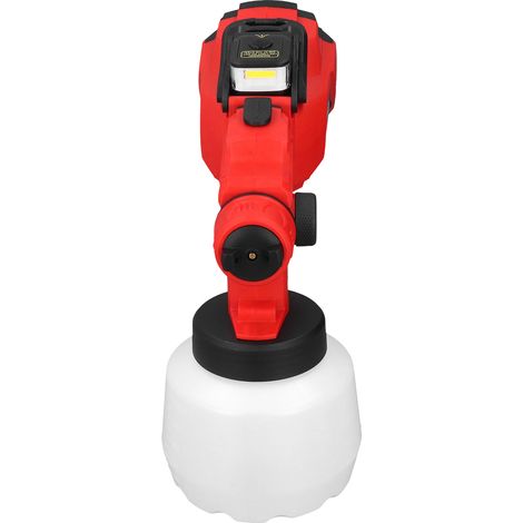 Pistolet à peinture électrique haute tension au lithium-ion avec lumière LED, outil de pulvérisation portable. (1/5)