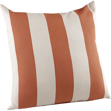 Coussin SUNSET 45 x 45 cm – Housse coton polyester – Tissé en France - 45x45cm - Terre cuite (1/2)