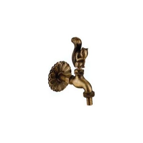 FPLUS grifo laton ardilla , GRIFO JARDIN ARDILLA LATON ENVEJECIDO TONO VERDOSO
Grifo decorativo ARDILLA LATON ENVEJECIDO TONO VERDOSO
Cierre de montura
Con florón y racor adaptador