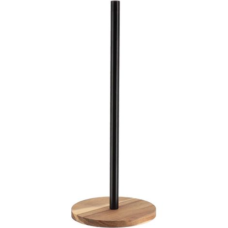 Reserve papier wc acacia et metal noir - acacia - Tendance (1/4)