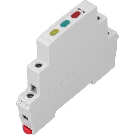 Voyant LED sur rail DIN miniature pour machines-outils CNC et ateliers, 230V AC/DC (1/5)