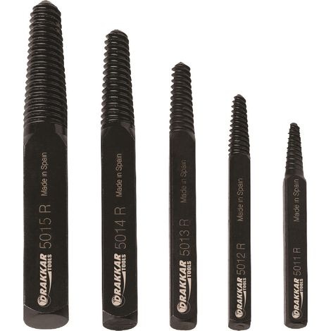 Jeu de 5 extracteurs de vis cassees 5 a 22mm