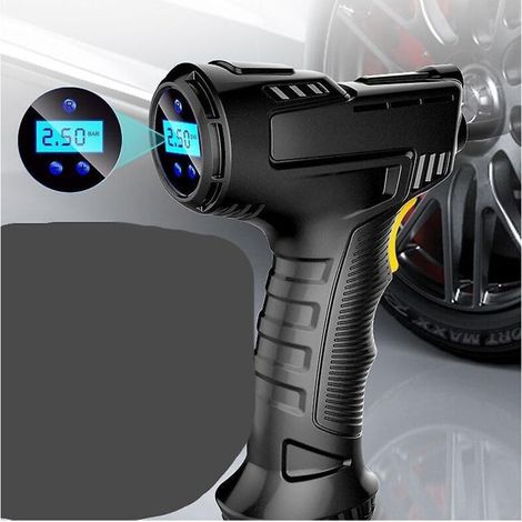 Compresseur D'air Portable Pour Voiture 12 V, Pression De Roue Avec écran Led 120 W (1/5)
