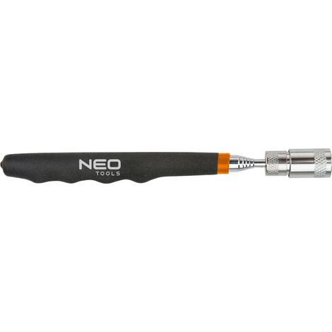 FPLUS agarrador magnetico con luz , NEO 11-611 Pinza magnética telescópica 190-800 mm.
Agarre hasta 3 kg.
Con luz de led, para su mejor visibilidad.