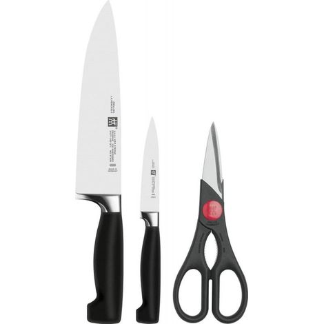 Zwilling Vier Sterne - Juego de cuchillos (3 unidades)