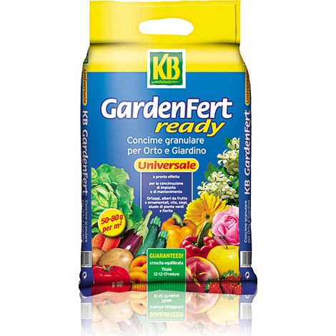 Kb Concime Granulare Gardenfert Ready Orto e Giardino Kg 5