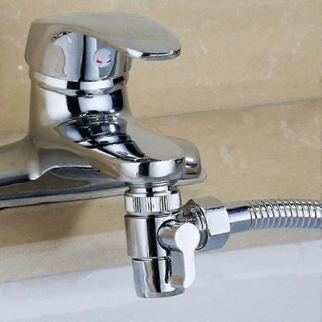 Adaptateur de répartition universel pour robinet d'évier – Raccord en laiton – Filetage 1/2'' – Pour salle de bain et cuisine (1/5)