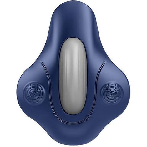 Elektrisches Beckenbodentrainingsgerät, Hüftkräftigung, ergonomisches Trainingsgerät für die Beckenbodenmuskulatur, blau (1/5)