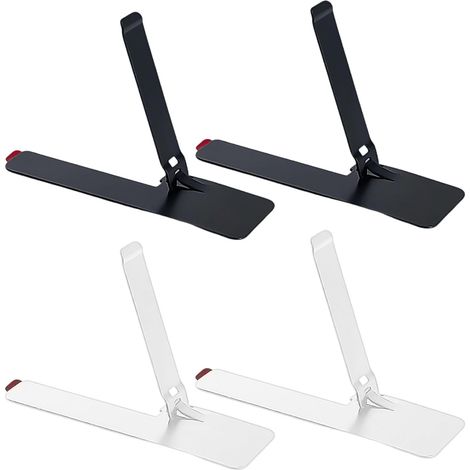 Set mit 4 Mini-Falt-Handyständern aus Edelstahl, ultradünn, kreativ. (1/5)