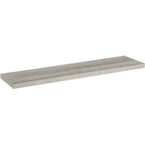 Étagère murale flottante - JUANIO - Juanio - Gris - 120x24x4 cm - Fixation invisible