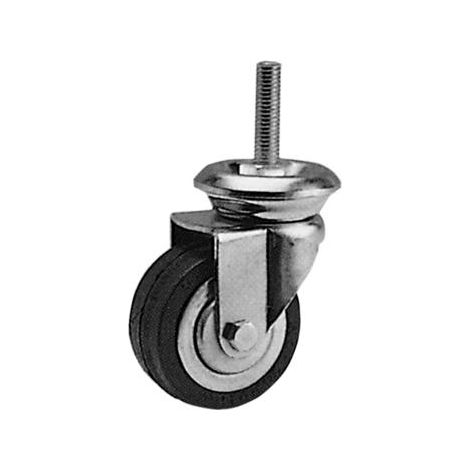 Ruote a forcella rotante Art. 112 - mm 100 - HL mm 130 - Port. max kg 70 Conf. 4 Pz