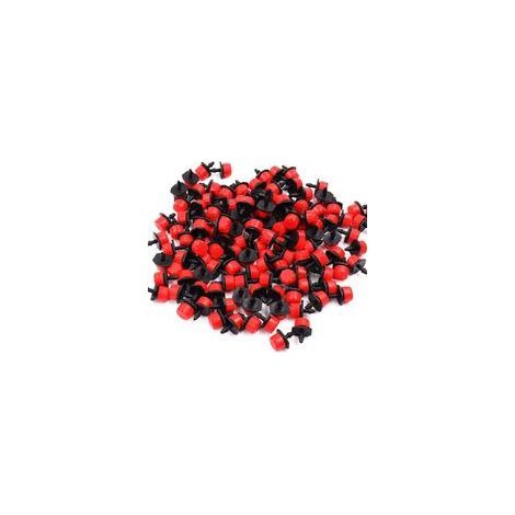 Kit di 100 gocciolatori regolabili per irrigazione - Ugelli a microgoccia per sistemi di irrigazione a goccia, irrigazione precisa (1/5)