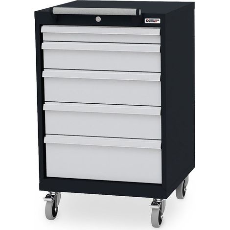 WS24 Mobiler Schubladenschrank B x T x H 600 x 575 x 990 mm - WS24-100195