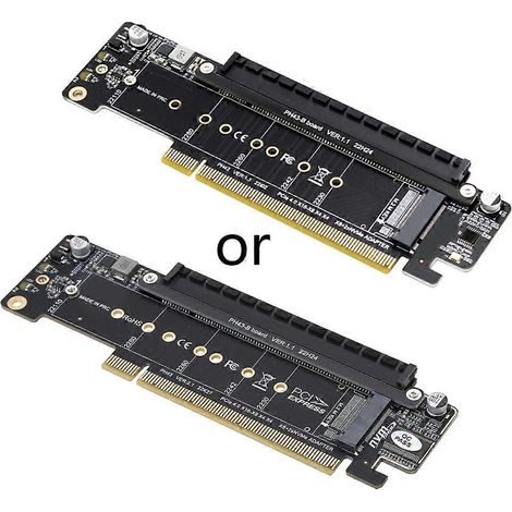 Dual M.2 NVMe Erweiterungsadapter M.2 SSD NVMe 22110 2280 2260 2242 2230 PCIe4.0 (1/5)