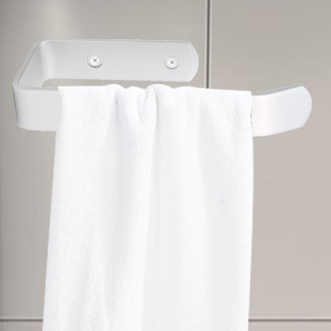 Porte-serviettes mural en aluminium, support pour papier toilette, rangement mural pour rouleaux de papier toilette, 417041, finition mate (1/5)