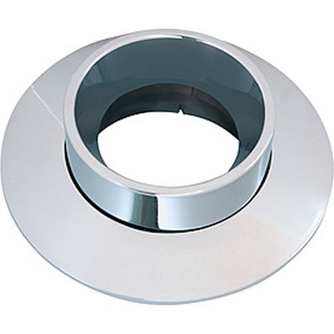 Couvercle de protection pour compteur d'eau en chromé sans bouchon aveugle, compatible avec Allmess, Minol MB 2/MB 3, Deltamess
