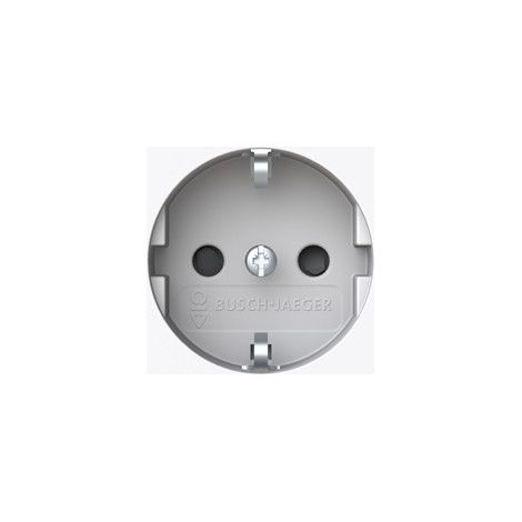 Busch-Jaeger SCHUKO® Enchufe "flat" con protección Safety+ blanco estudio - Busch-art linear® (20-1 EUCBF-44G), 2CKA002013A5521