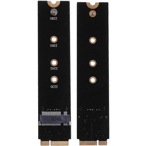 Carte adaptateur de conversion de disque dur pour SSD M.2 NVMe, compatible avec MacBook Air A1466 et A1465. Facile à utiliser. (1/5)