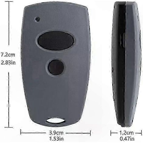 Lot de 2 télécommandes de porte de garage compatibles avec Marantec D302/D304-868, D321/D323-868, 868,3 MHz JR2025032601287 (1/5)
