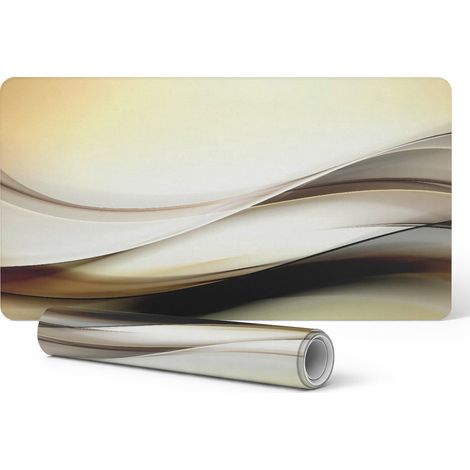 Protector universal para mesas y encimeras, l铆neas onduladas, 120 x 60 cm.