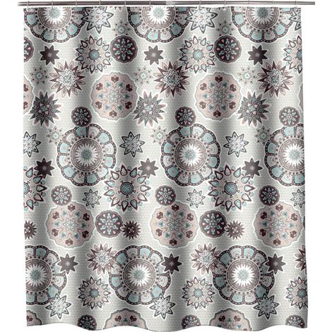 Rideau de Douche,220x200cm en tissu Polyester,Rideau Baignoire beau pour Salle de Bain (1/5)
