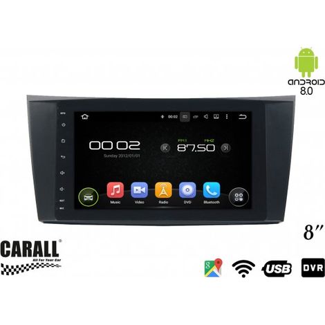 Autoradio Android 8,0 Mercedes Benz W211 GPS DVD USB SD WI-FI Bluetooth Navigatore (1/3)