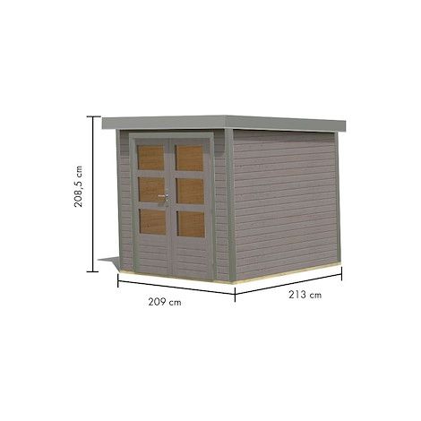 GH Jupiter D wgrau 213x217x211 Metal staubgrau