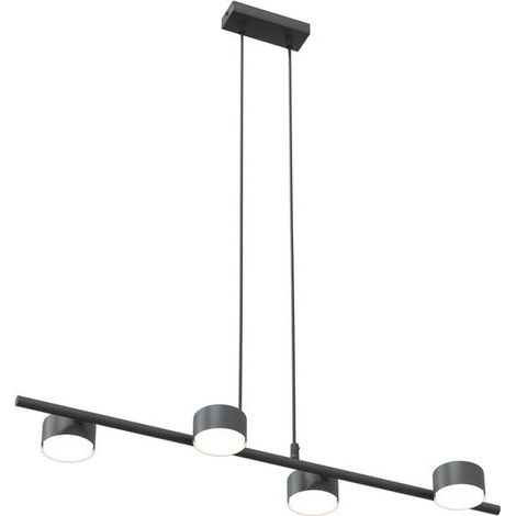 [GEBRAUCHT] B-Ware Deckenstrahler Sora Deckenspot Schwarz Stahl 4 Flammig 80 Cm Gx53 Led Leuchte (1/2)