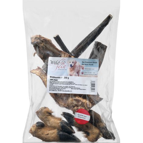 Wild & Fein Wild Kaumix 250 g - eine Delikatesse für alle Hunde