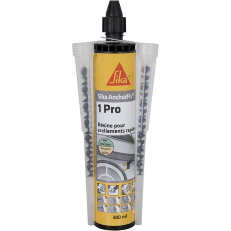 SIKA Anchorfix-1 Evolution Fast Chemical Sealing Resina - Grigio - 300ml (1/7)