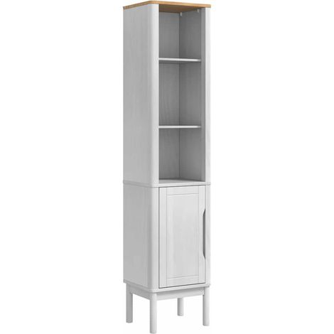 Mueble de baño alto con estante FLORO 35 x 30 x 160 cm vidaXL