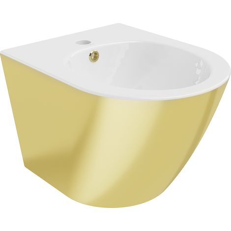 Mexen Lena bidet sospeso, bianco/oro - 35224806 (1/3)
