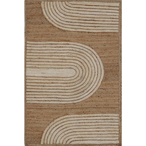 Alfombra Yute 140X200X1 2400 Gsm Antideslizante