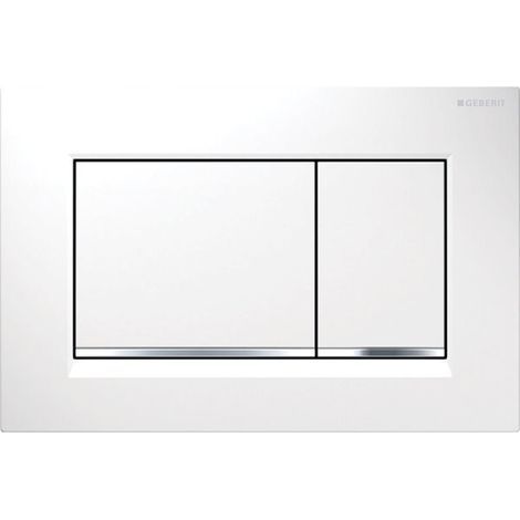 Compatibilité Betätigungsplatte GEBERIT sigma30-115.883.01.1-weiß/chrom (1/4)