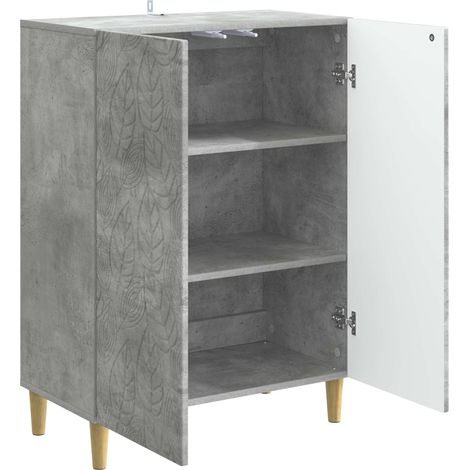 Sideboard/Anrichte/Buffet Betongrau 66 x 34,5 x 90 cm Holzwerkstoff LXWW679131 (1/5)