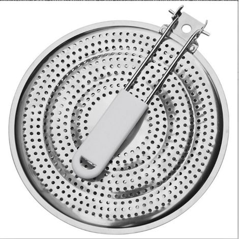1 Diffuseur de chaleur Acier inoxydable 21 cm Répartition uniforme Cuisinière à gaz (1/5)
