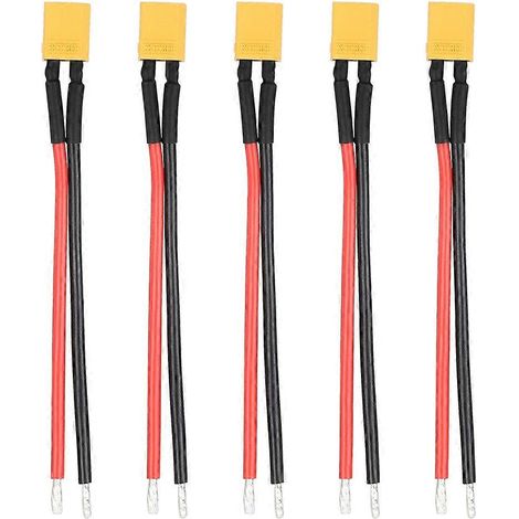 Câbles XT30 mâles, rallonges d'alimentation, câbles pour batteries au lithium, câbles de batterie (1/5)