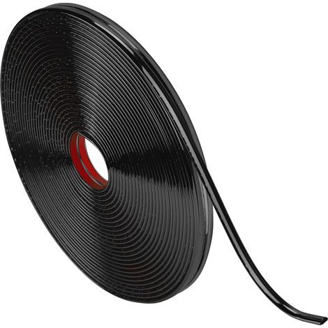 8mm x 20m Moulure Flexible Auto-adhésive Noir, Garniture Murale Brillante Étroite Autocollante pour Décoration, Bordure de Miroir Mur Porte Plafond Carrelage (1/5)