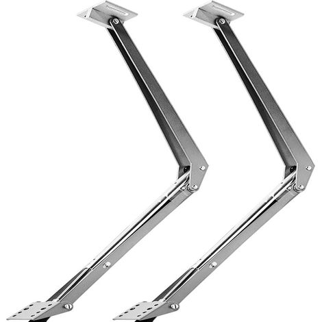 Ouvre-fenêtre automatique pour serre – Lot de 2 – Force de levage 7,5 kg – Hauteur d'ouverture max 45 cm – Angle d'ouverture réglable (1/5)
