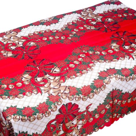 Nappe De Table Rectangulaire Imprimée - Résistante À L'Eau - Pour Salle À Manger Et Cuisine - 180 X 150 Cm - 1 Pièce (1/5)