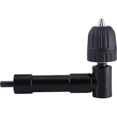 Mandrin d'extension à angle droit 90 degrés pour perceuse électrique, arbre de 8 mm (1/5)