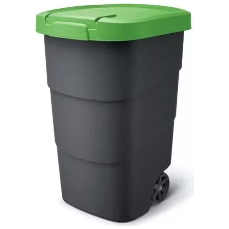 KEDEN KOSZ NA ŚMIECI WHEELER 95 L - ZIELONY