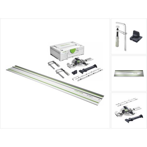 Kit accessoires Festool SYS3 M 137 FS/2 – Rail de guidage FS 1400/2 1400 mm – Pour coupes précises et sécurisées