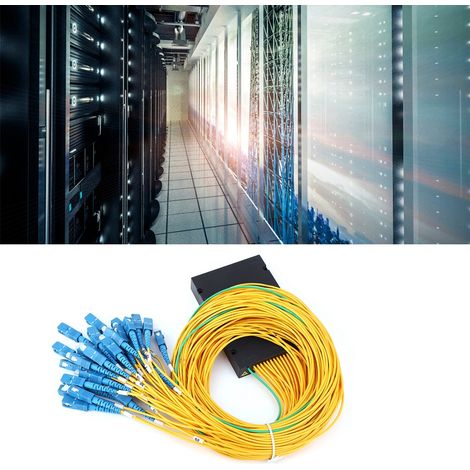 Répartiteur fibre optique monomode 1x32, module répartiteur PLC avec interface SC/UPC (1/5)